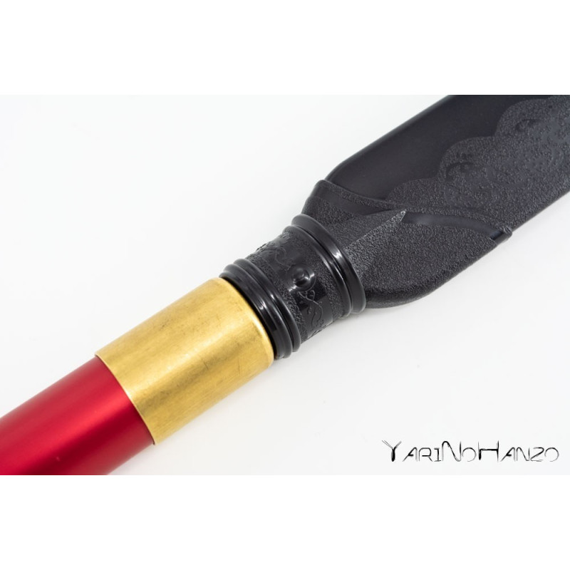 NAGINATA EN CAOUTCHOUC AVEC TIGE EN ALUMINIUM