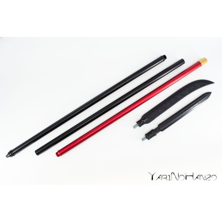 SET NAGINATA + YARI EN CAOUTCHOUC 2