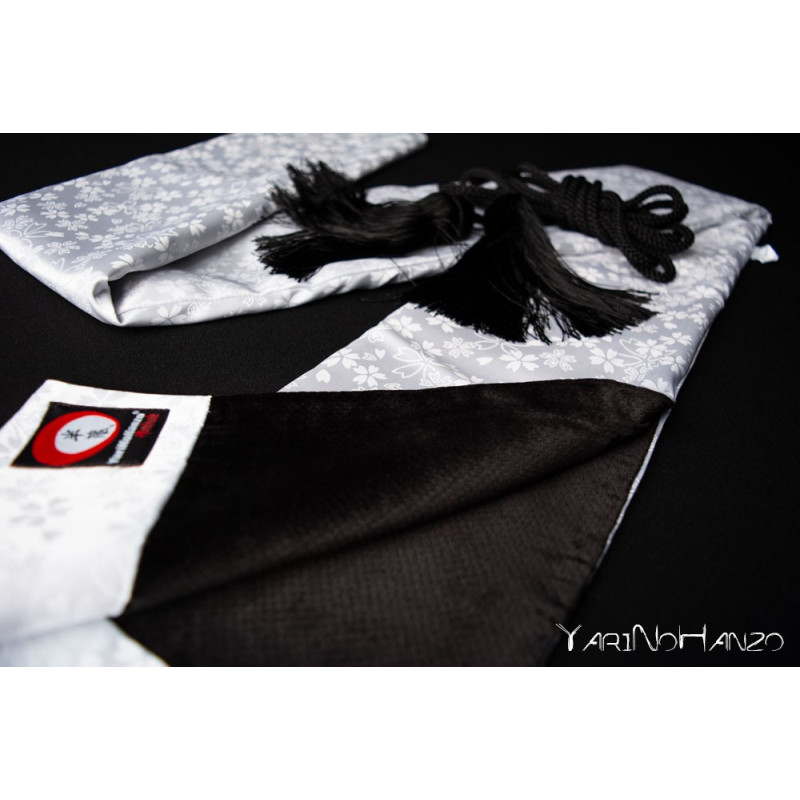 Katana Bukuro Sakura Blanc | Sac pour Katana et Nihonto
