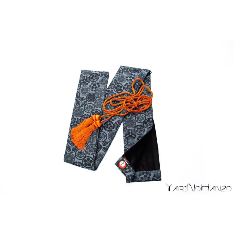 Katana Bukuro Kamon (fond clair) | Sac pour Katana et Nihonto