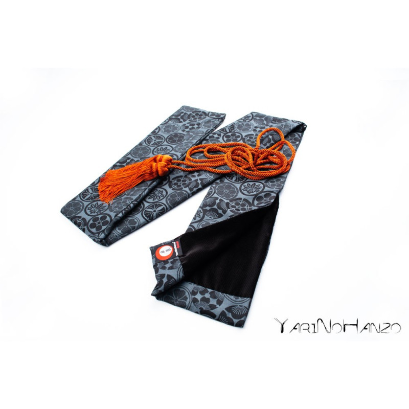 Katana Bukuro Kamon (fond clair) | Sac pour Katana et Nihonto