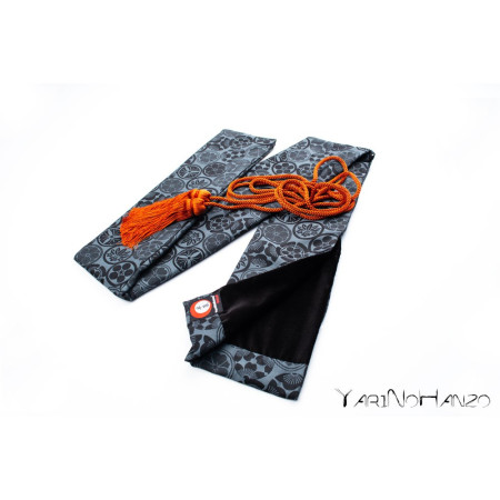 Katana Bukuro Kamon (fond clair) | Sac pour Katana et Nihonto