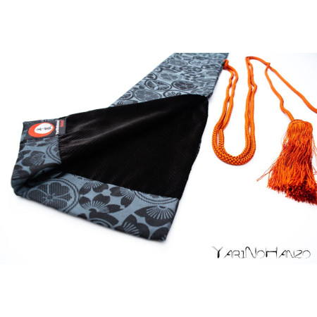 Katana Bukuro Kamon (fond clair) | Sac pour Katana et Nihonto