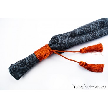 Katana Bukuro Kamon (fond clair) | Sac pour Katana et Nihonto