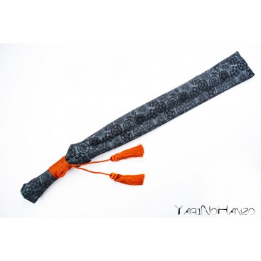 Katana Bukuro Kamon (fond clair) | Sac pour Katana et Nihonto