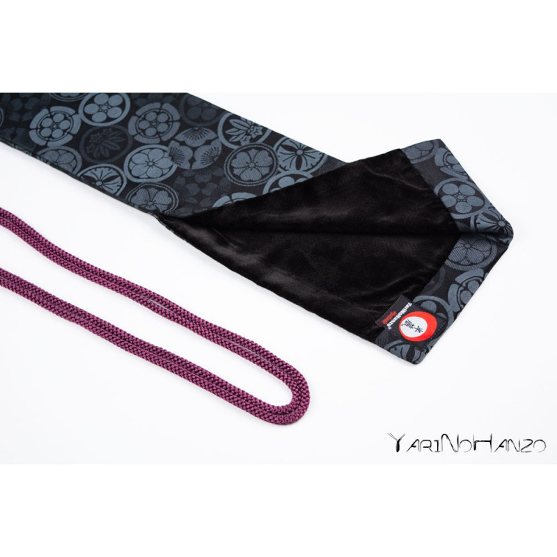 Katana Bukuro Kamon (foncé) | Sac pour Katana et Nihonto