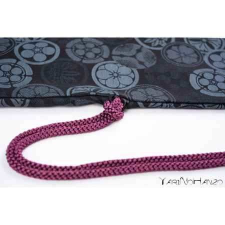 Katana Bukuro Kamon (foncé) | Sac pour Katana et Nihonto