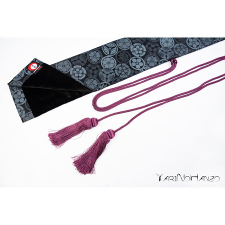 Katana Bukuro Kamon (foncé) | Sac pour Katana et Nihonto