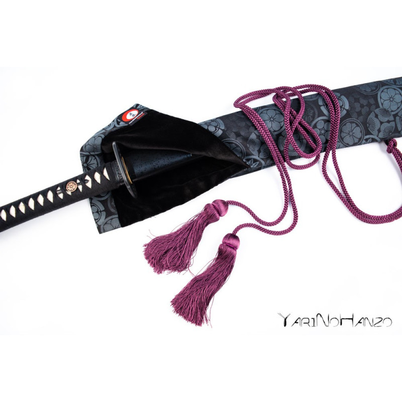 Katana Bukuro Kamon (foncé) | Sac pour Katana et Nihonto
