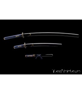 FUKUSHIMA MIFURI IAITO | Set de 3 épées | KATANA, WAKIZASHI ET TANTO
