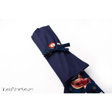 Sac bleu Aikido KOI | Buki Bukuro KOI | Sac pour Tanto, Bokken et Jo
