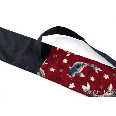 Sac rouge Aikido KOI | Buki Bukuro KOI | Sac pour Tanto, Bokken et Jo