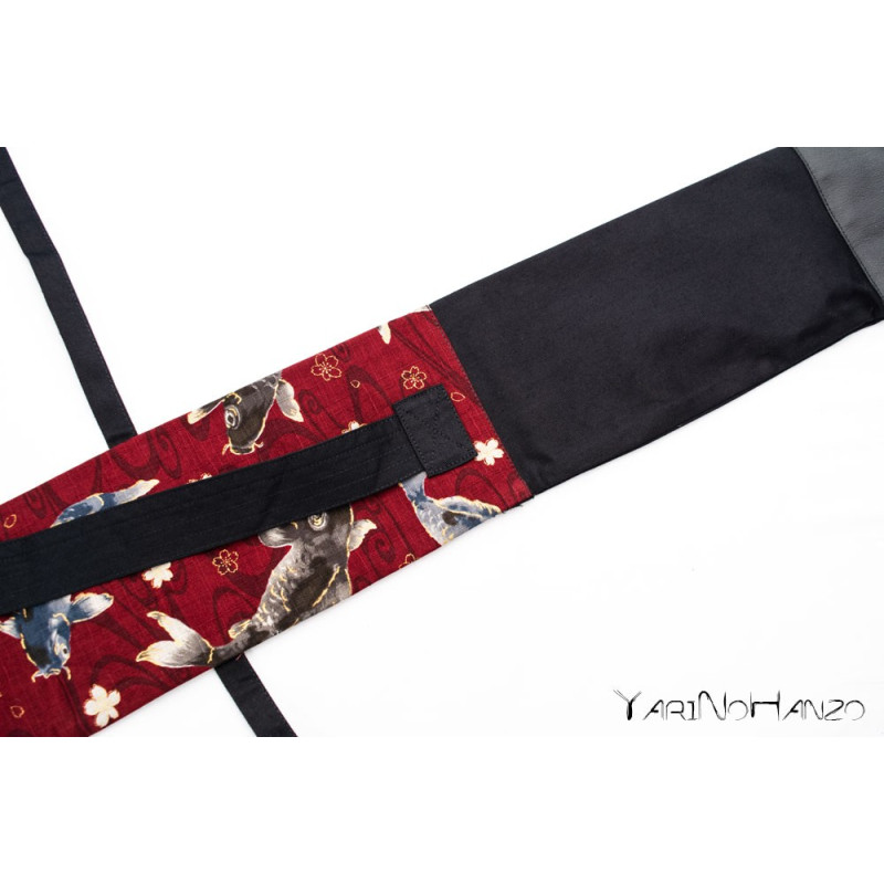 Sac rouge Aikido KOI | Buki Bukuro KOI | Sac pour Tanto, Bokken et Jo