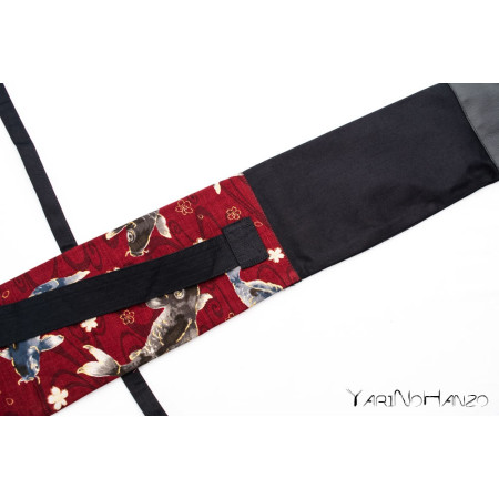 Sac rouge Aikido KOI | Buki Bukuro KOI | Sac pour Tanto, Bokken et Jo