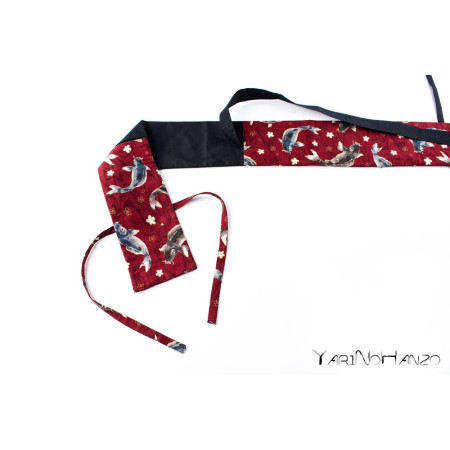 Sac rouge Aikido KOI | Buki Bukuro KOI | Sac pour Tanto, Bokken et Jo