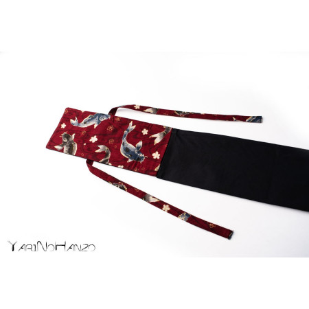 Sac rouge Aikido KOI | Buki Bukuro KOI | Sac pour Tanto, Bokken et Jo
