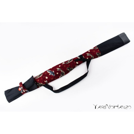 Sac rouge Aikido KOI | Buki Bukuro KOI | Sac pour Tanto, Bokken et Jo