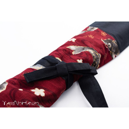 Sac rouge Aikido KOI | Buki Bukuro KOI | Sac pour Tanto, Bokken et Jo