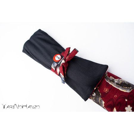 Sac rouge Aikido KOI | Buki Bukuro KOI | Sac pour Tanto, Bokken et Jo