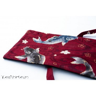 Sac rouge Aikido KOI | Buki Bukuro KOI | Sac pour Tanto, Bokken et Jo