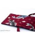 Sac rouge Aikido KOI | Buki Bukuro KOI | Sac pour Tanto, Bokken et Jo