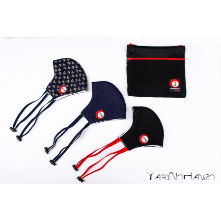 Ensemble de 3 masques YariNoHanzo et un sac de transport