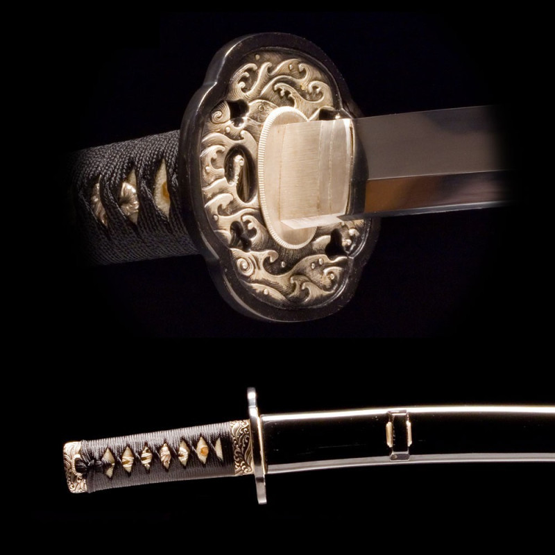 Nami Wakizashi Aiguisé | Sabre Japonais | Artisanal