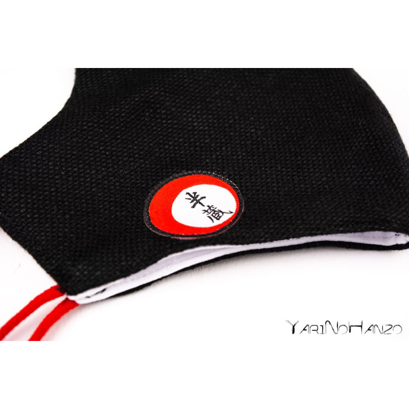 Masque noir YariNoHanzo 100% Lin | MADE IN ITALY