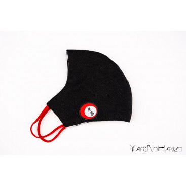 Masque noir YariNoHanzo 100% Lin | MADE IN ITALY