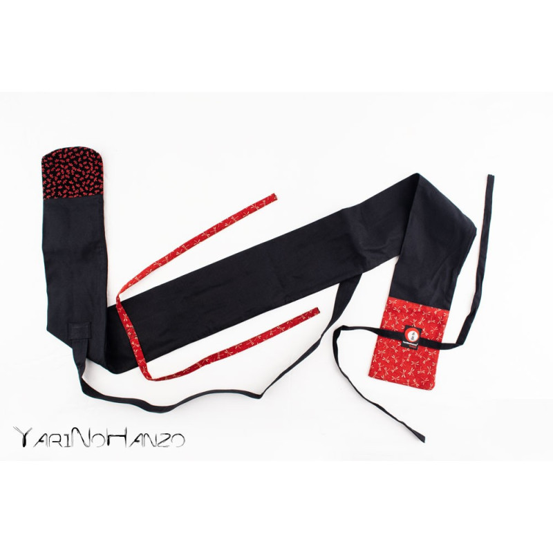 Sac pour Shinai TOMBO Rouge | Shinai Bukuro TOMBO | Sac pour Shinai, Bokken et Jo