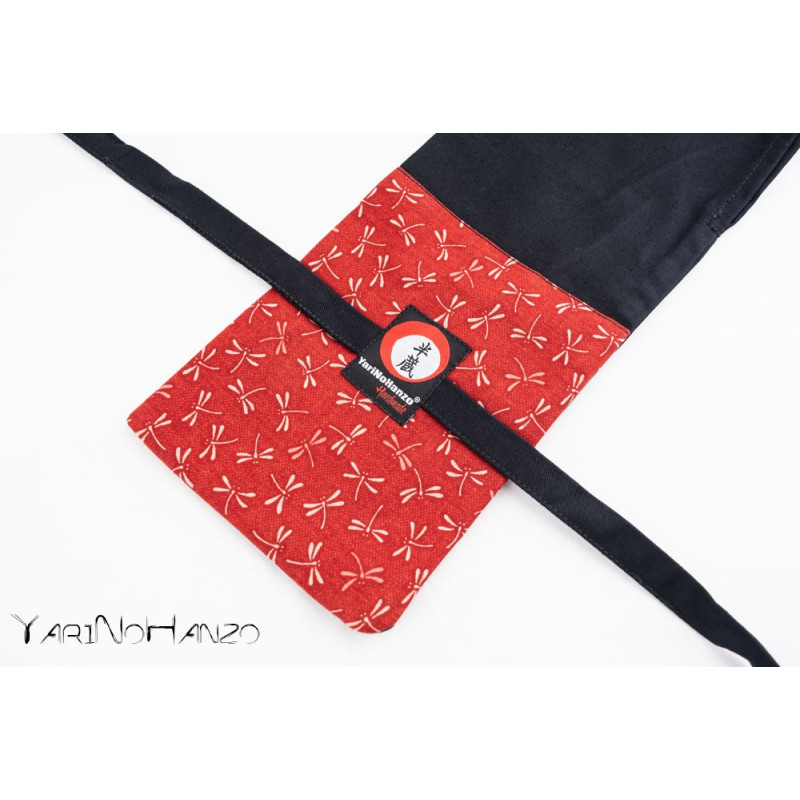Sac pour Shinai TOMBO Rouge | Shinai Bukuro TOMBO | Sac pour Shinai, Bokken et Jo