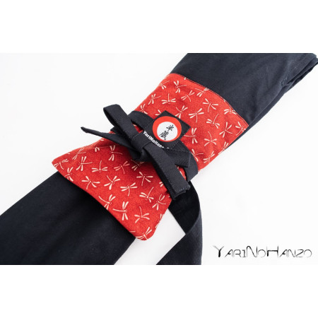 Sac pour Shinai TOMBO Rouge | Shinai Bukuro TOMBO | Sac pour Shinai, Bokken et Jo