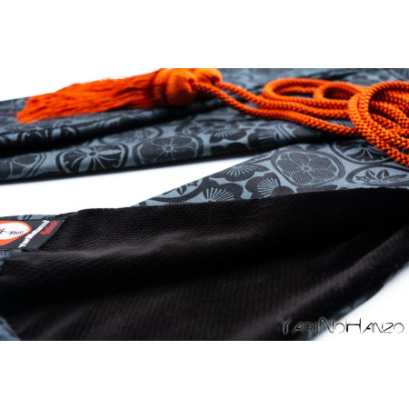 Wakizashi Bukuro Kamon (fond clair) | Sac pour Katana et Nihonto