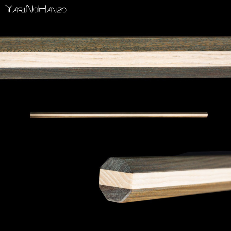 Hakkaku Hanbo 30 mm - MULTICouche Lignum Vitae + Fresno