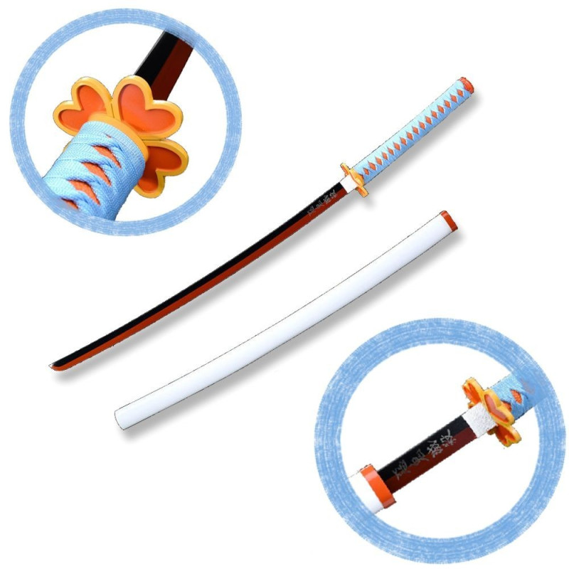 Kanroji Mitsuri Katana | Épée jouet | Épée Cosplay | Épée Anime | Demon Slayer