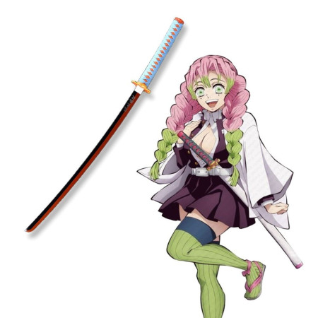 Kanroji Mitsuri Katana | Épée jouet | Épée Cosplay | Épée Anime | Demon Slayer 2