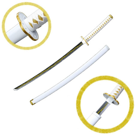 Agatsuma Zenitsu Katana | Épée jouet | Épée Cosplay | Épée Anime | Demon Slayer