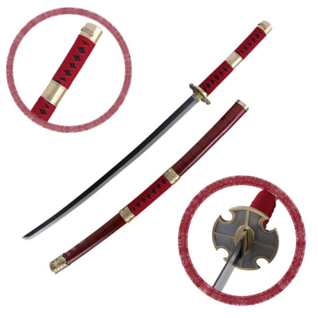 Sandai Kitetsu | Roronoa Zoro Katana | Épée jouet | Épée Cosplay | Épée Anime | One Piece